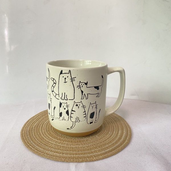 Internet Celebrity Hand-painted Pattern Ceramic Mug