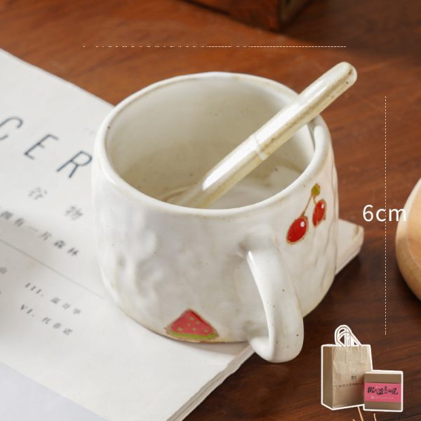 Hand-kneaded Japanese-style Ceramic Cute Mug