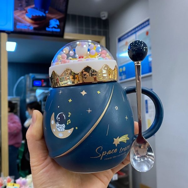 Happy Planet Korean Mug With Spoon Screw