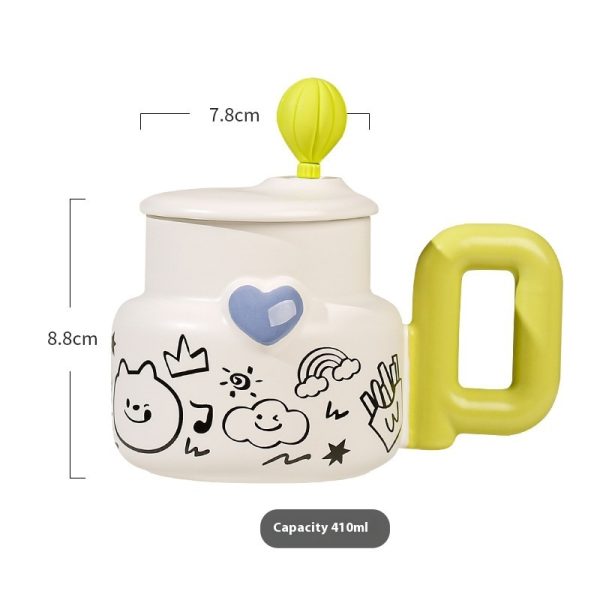 Design Mug Boys And Girls Ceramic Drinking Cup
