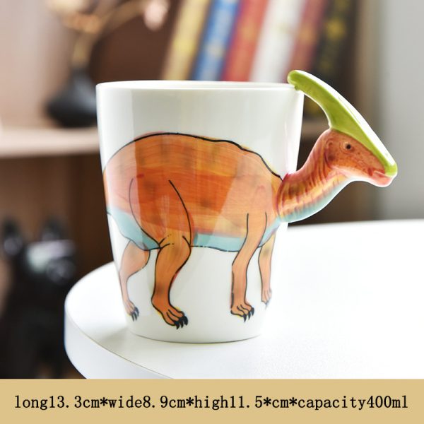3D Thermal Transfer Dinosaur Modeling Animal Ceramic Mug