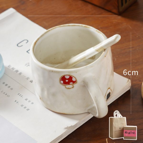 Hand-kneaded Japanese-style Ceramic Cute Mug