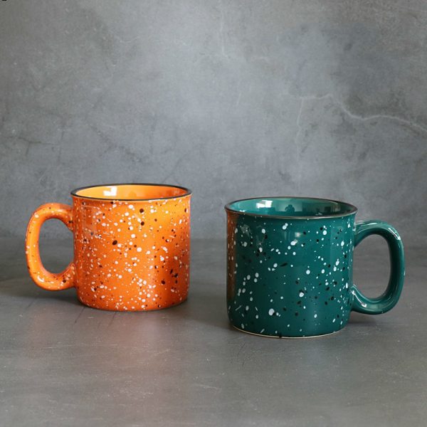 Starry Sky Retro Large Capacity Mug Ceramic Mug