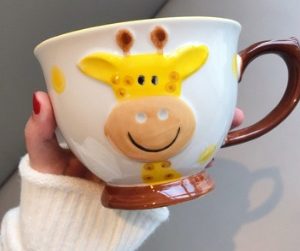 Ceramic Mug Household Mug Oatmeal Mug Cute