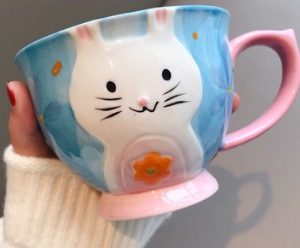 Ceramic Mug Household Mug Oatmeal Mug Cute