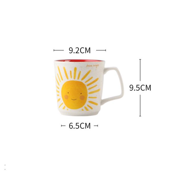 Women's Summer Ceramic Creative Office Coffee Mug