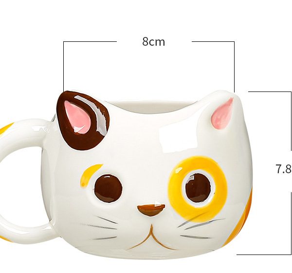 Cute Hand-painted Cute Cat Mug