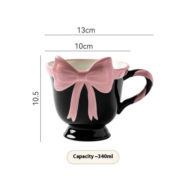 Original Design Girl Heart Bow Mug