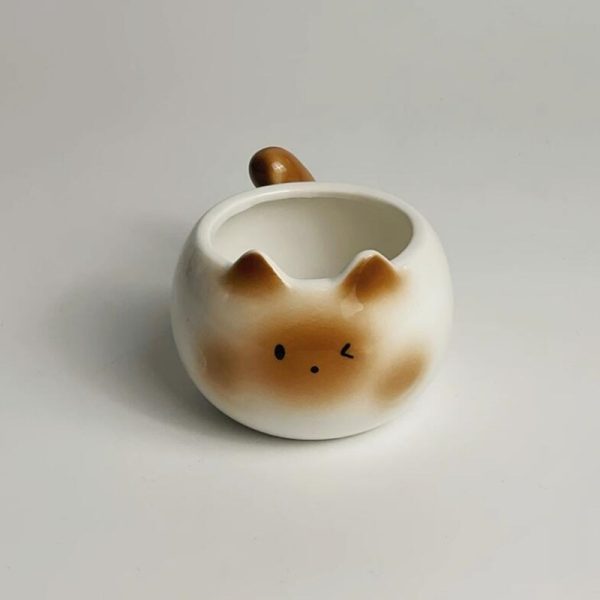 Cute New Cartoon Siamese Kitten Cute Coffee Cup