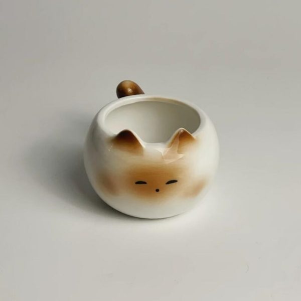Cute New Cartoon Siamese Kitten Cute Coffee Cup