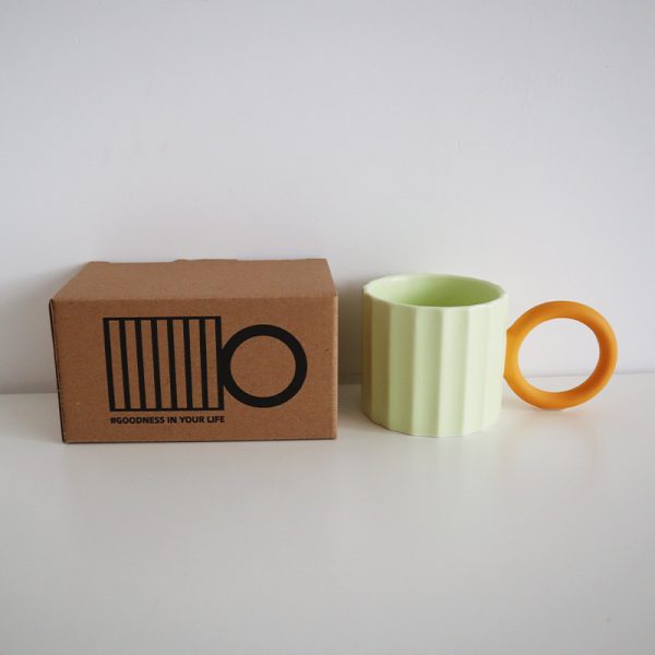 Contrasting Color Mug Home High-value Coffee Cup