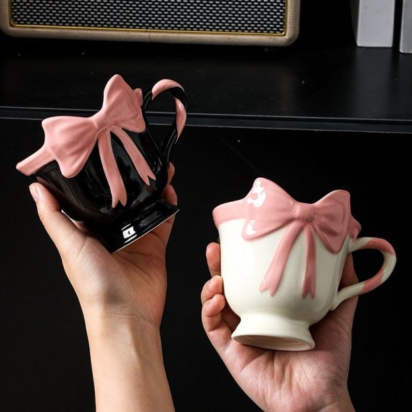 Original Design Girl Heart Bow Mug