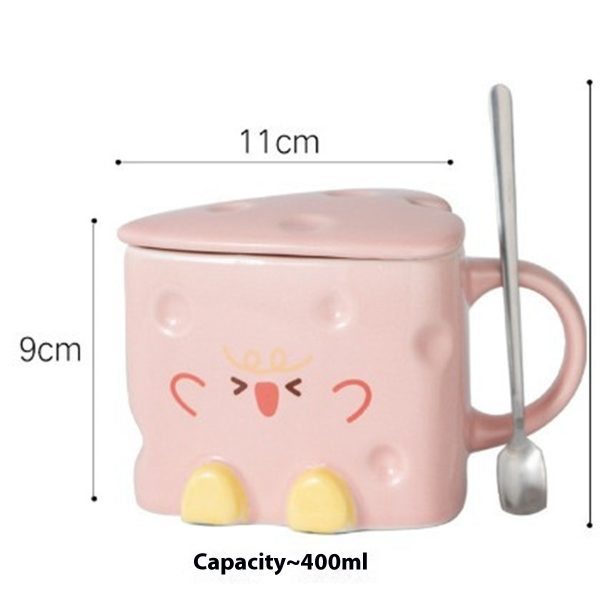 Cute Cheese Mug Ins Ceramic Good Looking