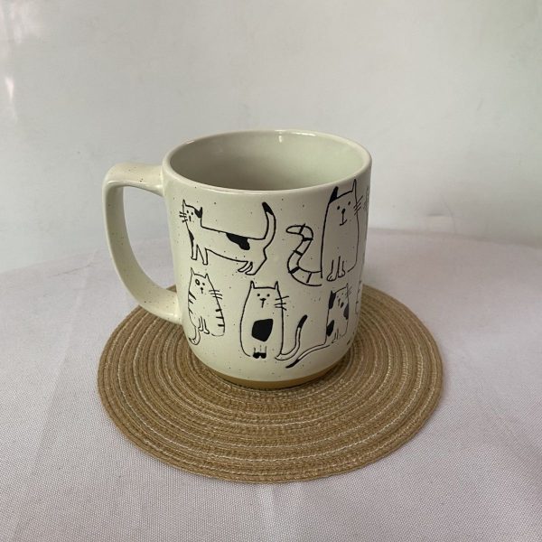 Internet Celebrity Hand-painted Pattern Ceramic Mug