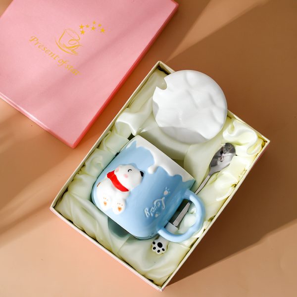 Creative Cute Polar Bear Ceramic Mug