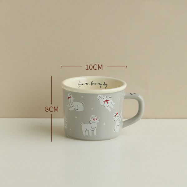 Cute Mug Design Water Cup With Handle Household