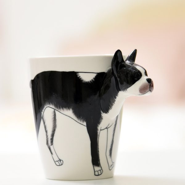 3D Animal Cup Mug Hand Drawn Ceramic Cup