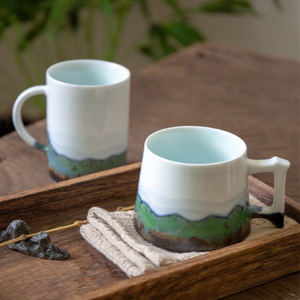 Creative Chinese Ceramic Mug Coffee Couple Personality
