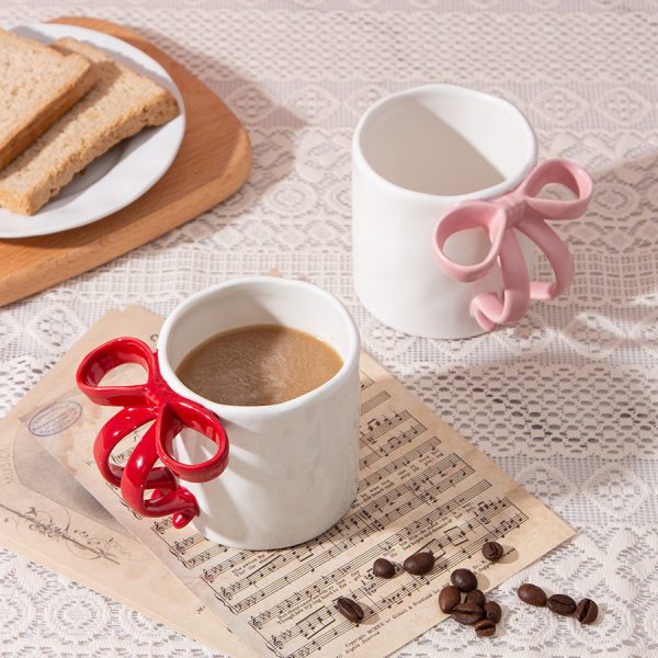 Bow Ceramic Mug Good-looking