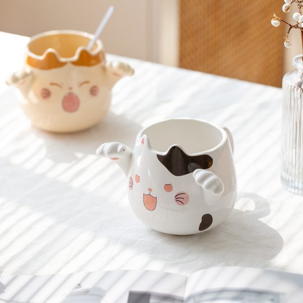 Creative Ceramic Mug Cute Girls Household