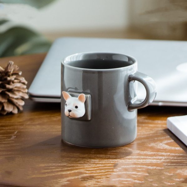 Mug Three-dimensional Animal Hand-painted Ceramic Coffee Cup