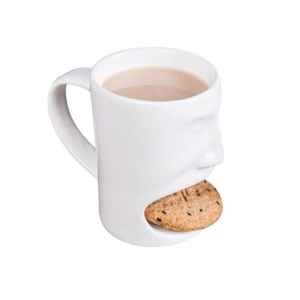 Cute Ceramic Face Breakfast Mug