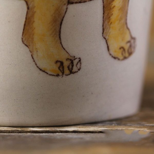 Thailand Hand Painted Animal Mug