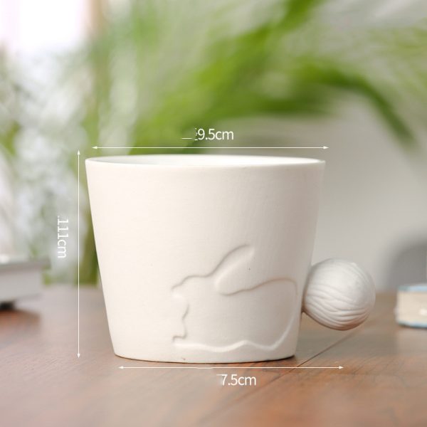 Ceramic Mug Animal Pattern Water Cup Milk Juice Cup Creative Coffee Cup