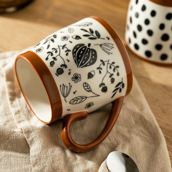 Mug Large Capacity Ceramic Cup Home Coffee Female Breakfast
