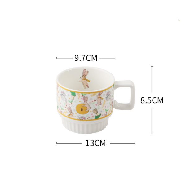 Drinking Water Child Girl Cute Ceramic Creative Mug Student Home Small Water Cup