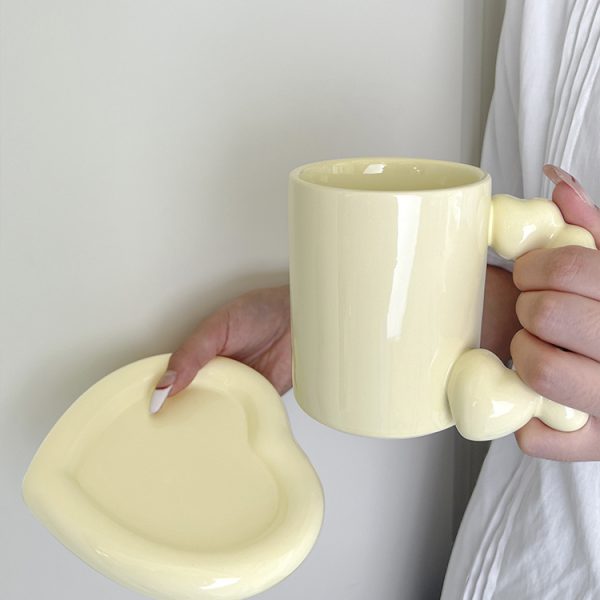 Mug Ceramic Coffee Cup And Saucer Set