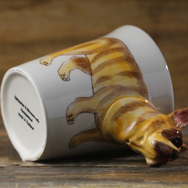 Thailand Hand Painted Animal Mug