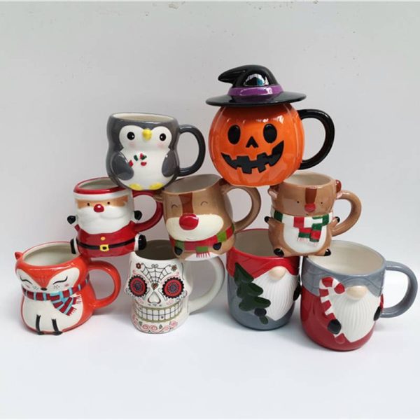 Fashion Funny Mug Creative Cartoon Mug Large Capacity Coffee Cup