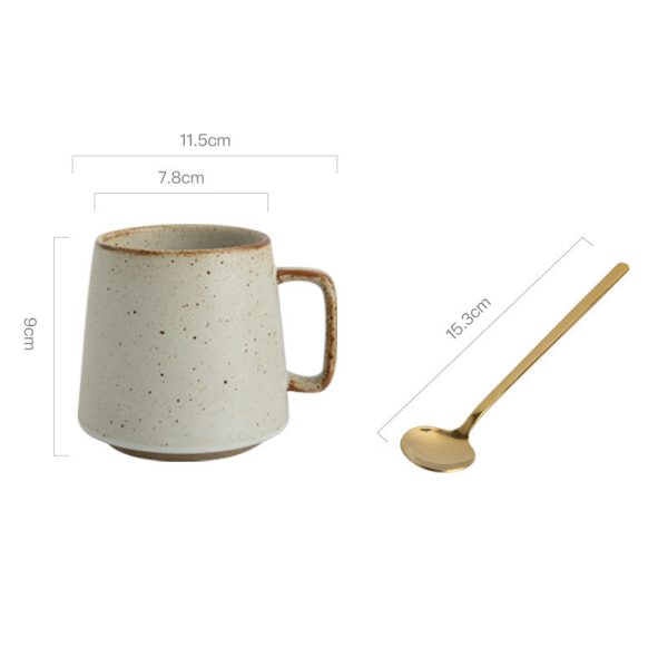 Niche Retro Style Japanese Stoneware Mug