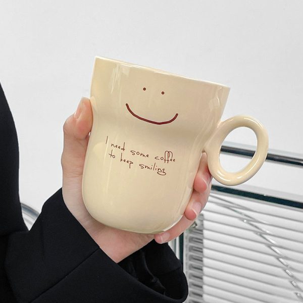 Gourd Ceramic Mug High Appearance Level Simple Net Red Water Cup