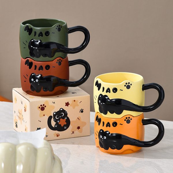 Suit Ceramic Mug Drinking Couple