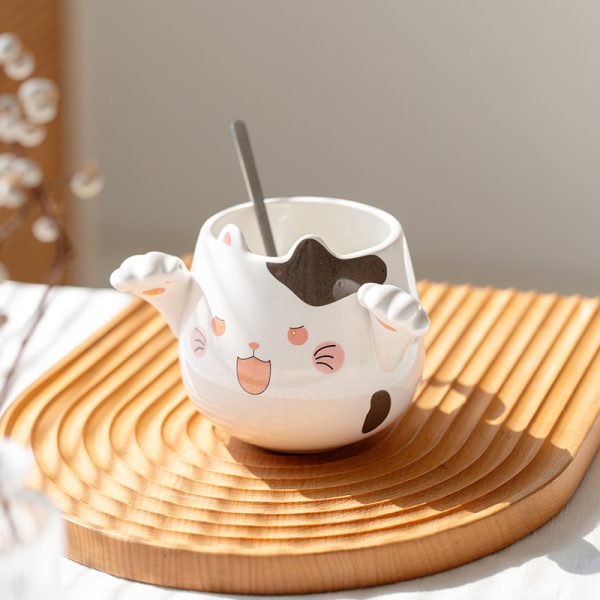 Creative Ceramic Mug Cute Girls Household