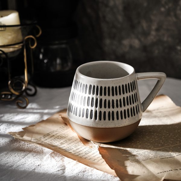 Hand Painted Mug Creative Personality Water Cup Stoneware