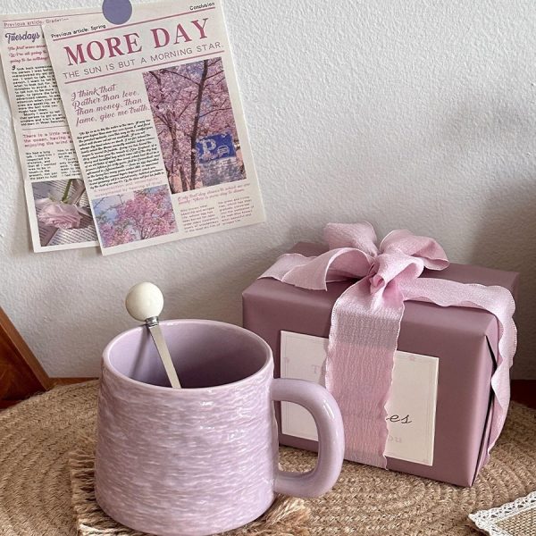 Rock Textured Ceramic Coffee Niche Mug