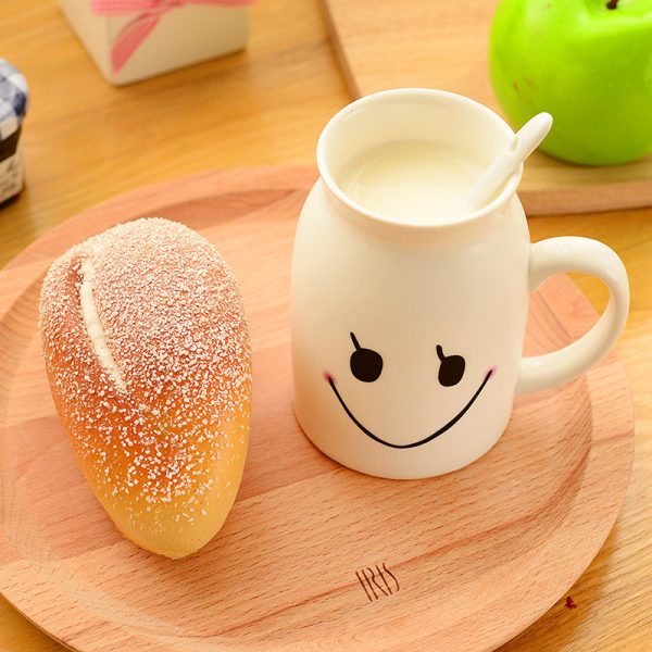 Ceramic Mug Creative Breakfast Office Couple Cup