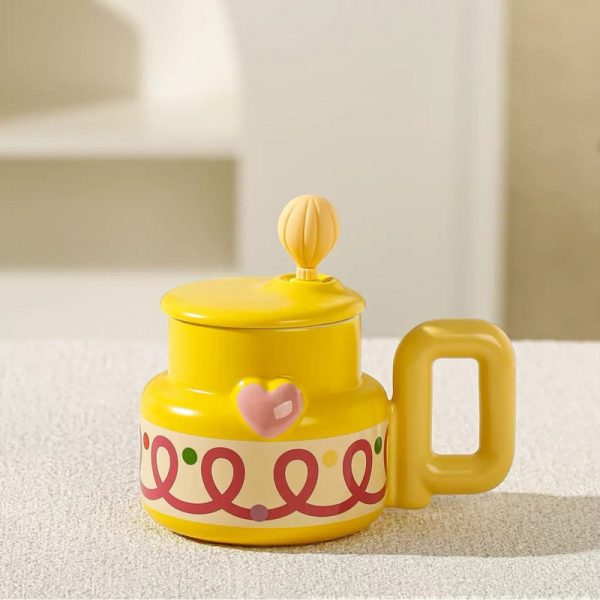 Design Mug Boys And Girls Ceramic Drinking Cup