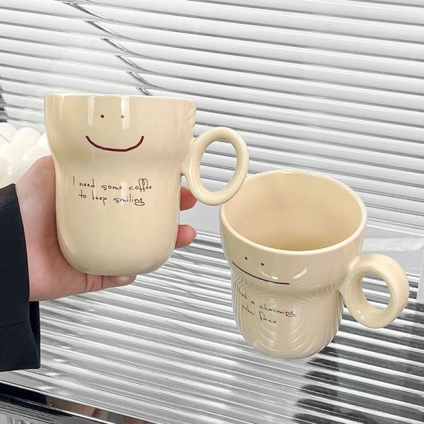 Gourd Ceramic Mug High Appearance Level Simple Net Red Water Cup