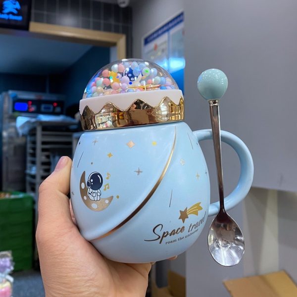 Happy Planet Korean Mug With Spoon Screw