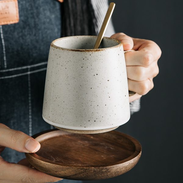 Niche Retro Style Japanese Stoneware Mug