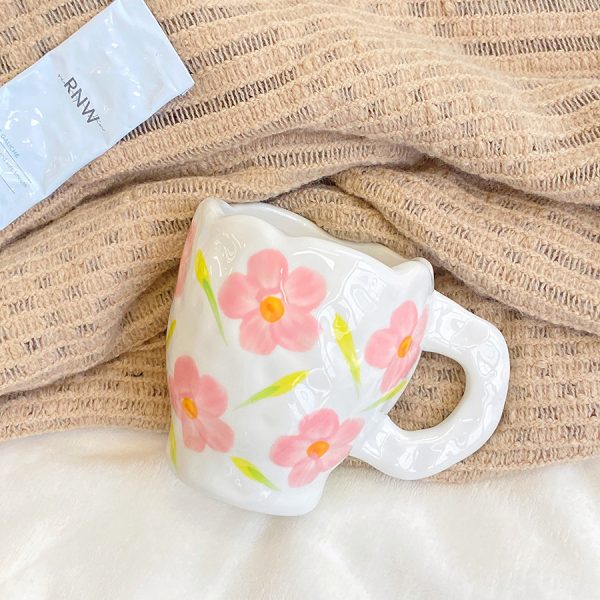 Large Capacity Household Tulip Mug