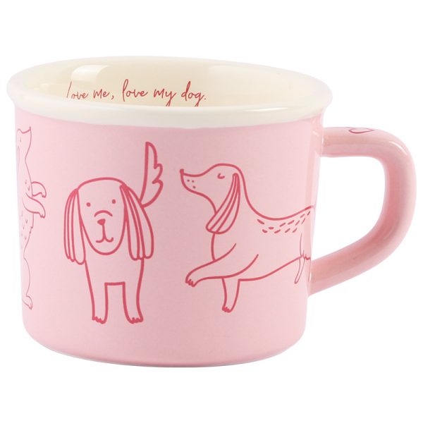Cute Mug Design Water Cup With Handle Household