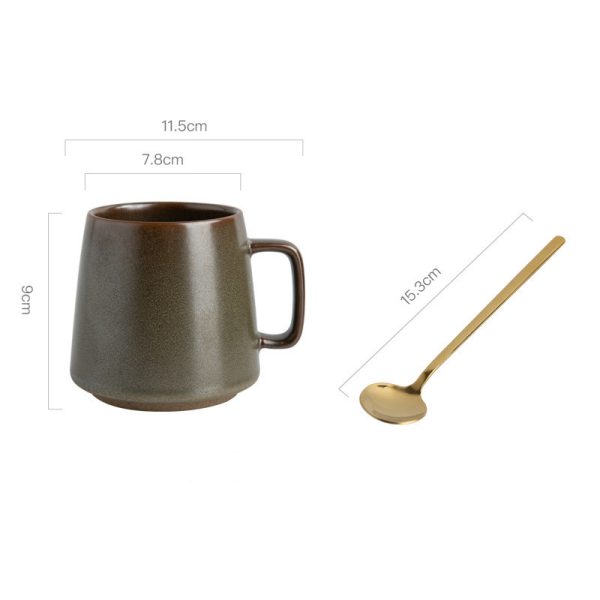 Niche Retro Style Japanese Stoneware Mug