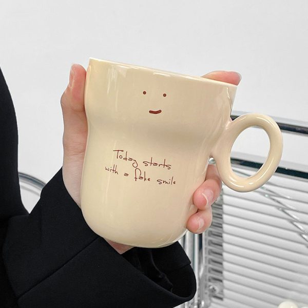 Gourd Ceramic Mug High Appearance Level Simple Net Red Water Cup
