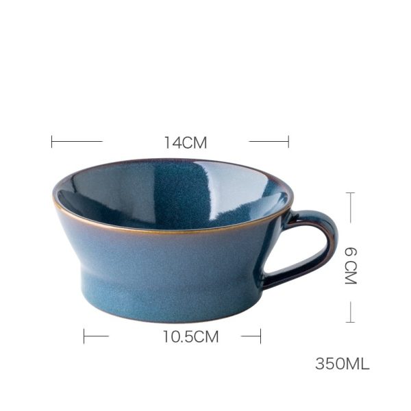 Retro Large Caliber Creative Breakfast Mug