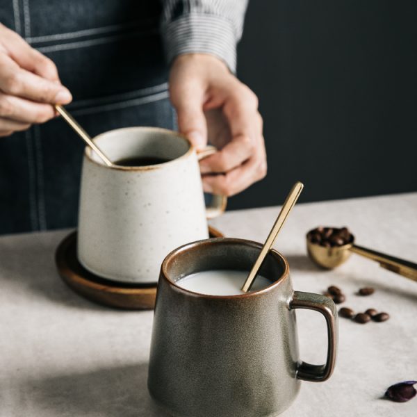 Niche Retro Style Japanese Stoneware Mug